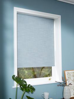 John Lewis Loch Blackout/Thermal Roller Blind - view 2, Slate