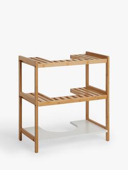 John Lewis Bamboo Under-Sink Shelves, Natural