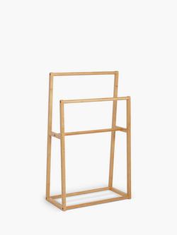 John Lewis Bamboo Towel Stand, Natural