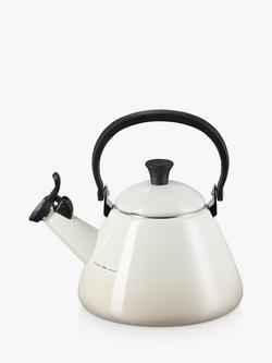 Le Creuset Kone Stovetop Kettle, 1.6L, Meringue