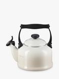 Le Creuset Traditional Stovetop Whistling Kettle, 2.1L, Meringue