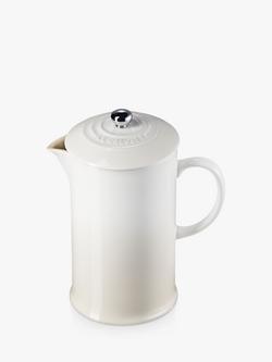 Le Creuset Stoneware Coffee Press, 1L - view 2, Meringue