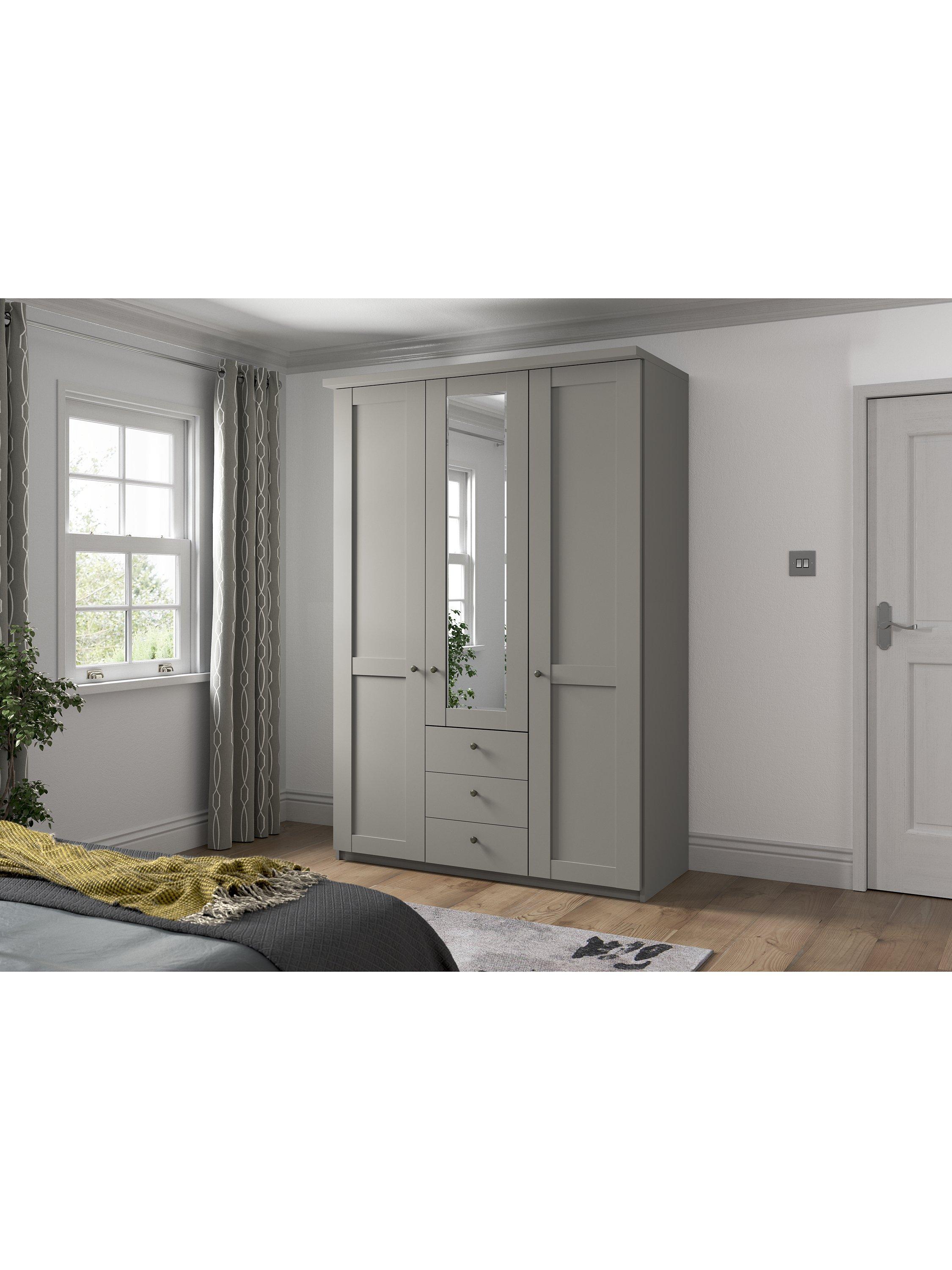 John lewis grey wardrobe discount