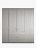 John Lewis Marlow 200cm Hinged Door Wardrobe with 3 Drawers