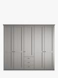 John Lewis Marlow 250cm Hinged Door Wardrobe with 3 Drawers