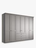 John Lewis Marlow 300cm Hinged Door Wardrobe with 3 Drawers