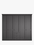 John Lewis Marlow 250cm Hinged Door Wardrobe with 3 Drawers