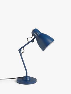John Lewis LED Task Lamp - view 2, Navy