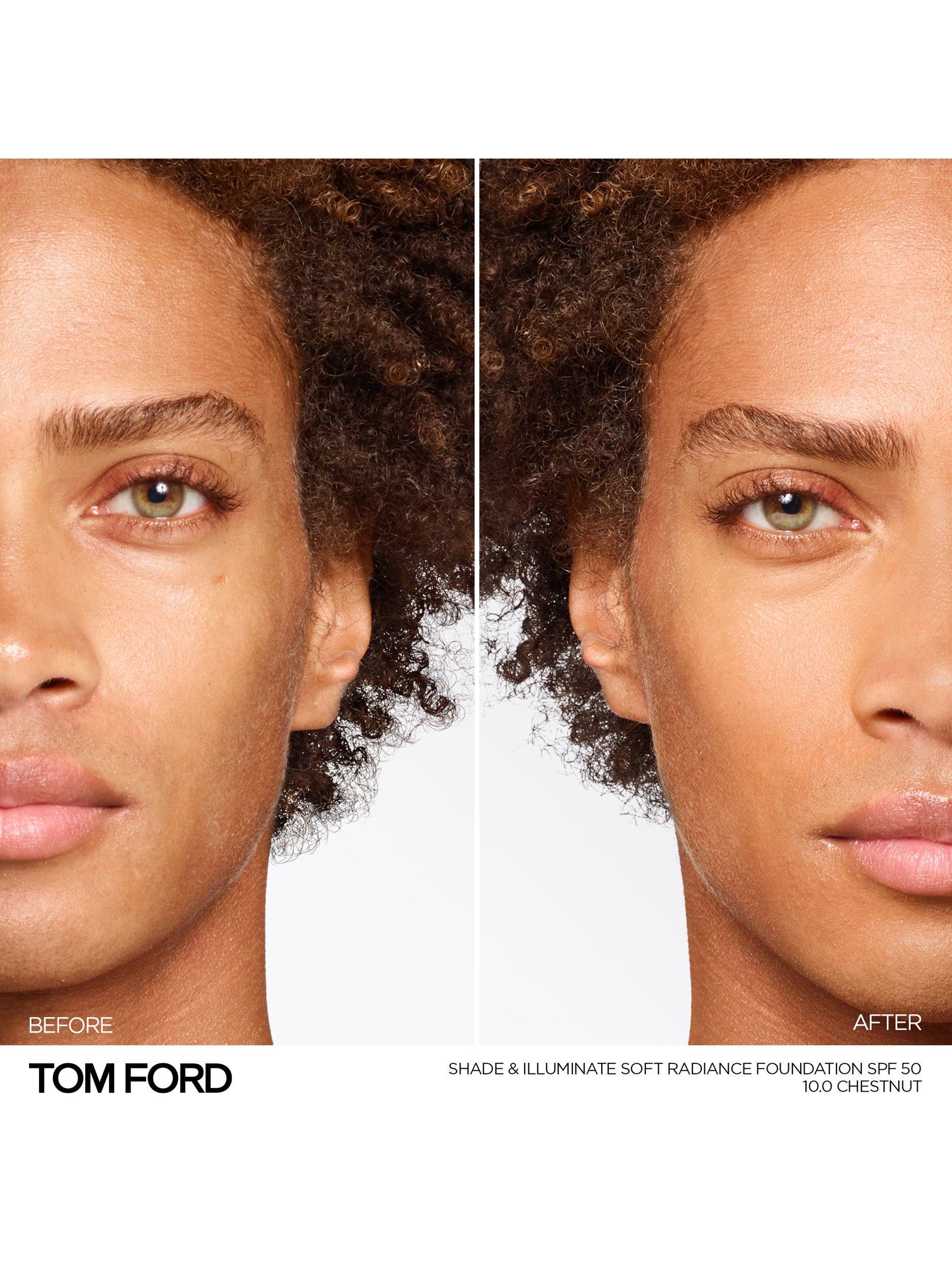 Product image 3 of 3, which shows TOM FORD Shade & Illuminate Soft Radiance Foundation SPF 50, 10.0 Chestnut