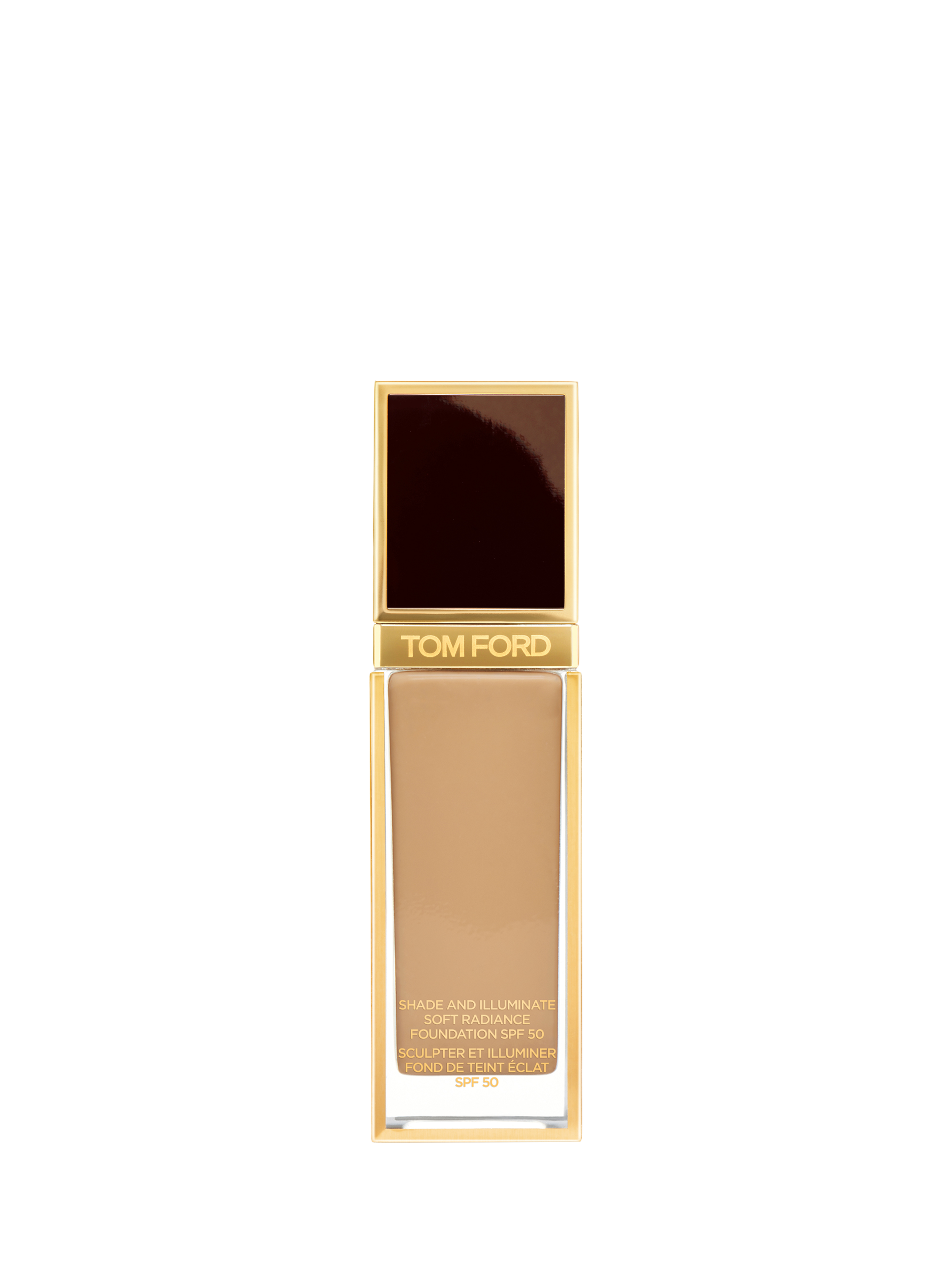 Product image 1 of 2, which shows TOM FORD Shade & Illuminate Soft Radiance Foundation SPF 50, 8.7 Golden Almond