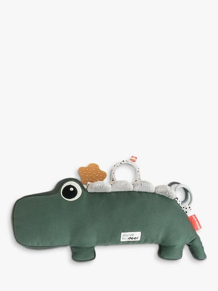 Done by Deer Croco Tummy Toy, Green, Green