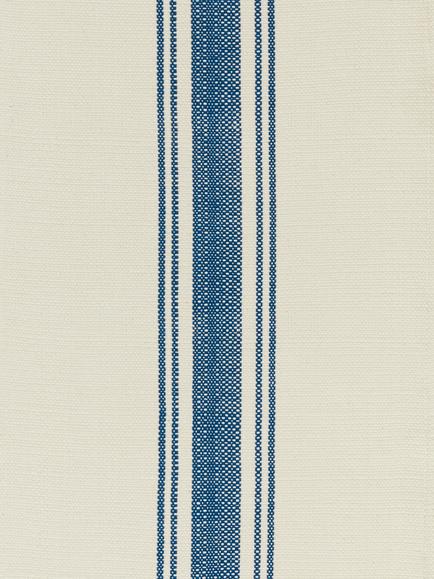 John Lewis Striped Cotton Table Runner, 250cm, Navy/Natural - view 2, Navy/Natural