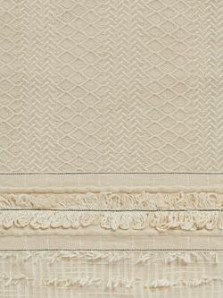 John Lewis Diamond & Chevron Pattern Table Runner, 180cm, Natural - view 2, Natural