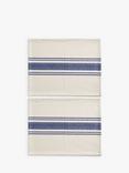 John Lewis Striped Cotton Placemats, Set of 2, Navy/Natural