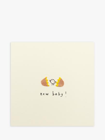 Ruth Jackson Chick New Baby Card, 