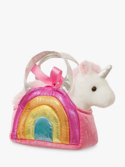 Aurora World Fancy Pals Rainbow Unicorn Soft Toy, 