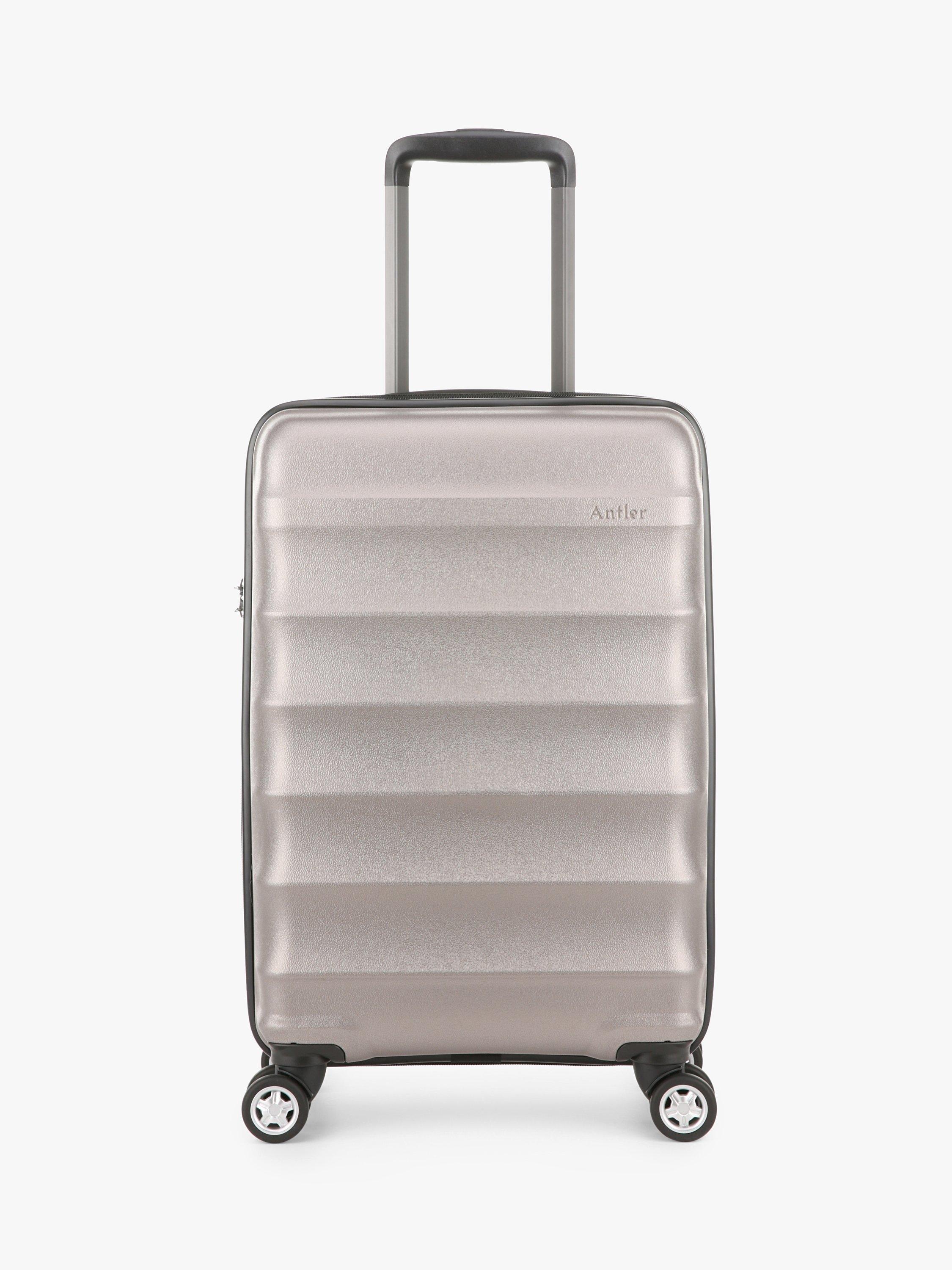 Antler Juno Metallic DLX 4-Wheel 56cm Expandable Cabin Case, Bronze