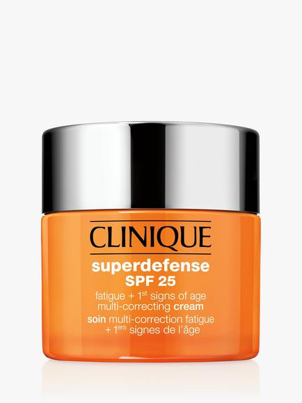 Clinique Superdefense™ SPF 25 Fatigue + 1st Signs Of Age Multi-Correcting Cream, Drier Skin, 50ml, 