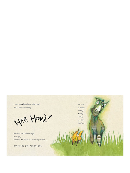 The Wonkey Donkey Children's Book - view 2, Multi