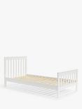 John Lewis Charlotte Single Bed, White