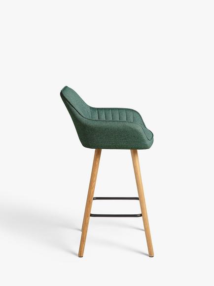 John Lewis Toronto Bar Stool, Set of 2 - view 2, Moss