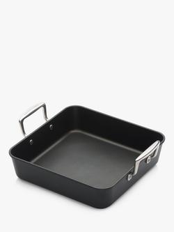 Le Creuset Toughened Non-Stick Square Roaster, 26cm, Black