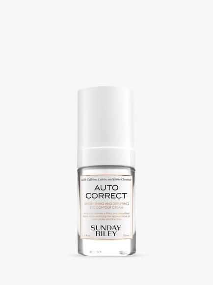 Sunday Riley Auto Correct Brightening and Depuffing Eye Contour Cream, 15ml, 