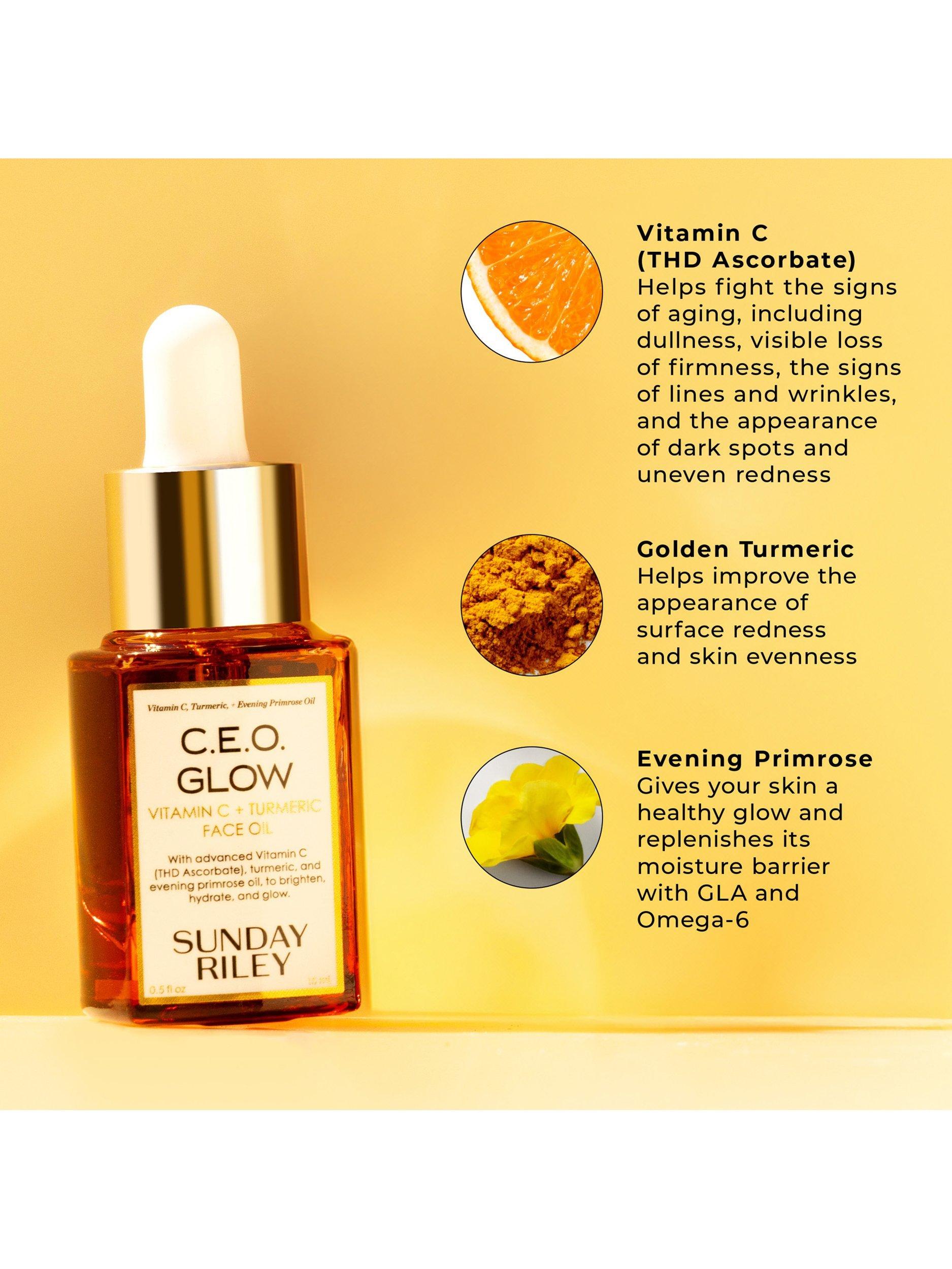 Product image 4 of 5, which shows Sunday Riley C.E.O. Glow Vitamin C and Turmeric Face Oil, 15ml