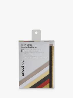 Cricut Joy Insert Cards Sampler Set, Pack of 10, Glitter