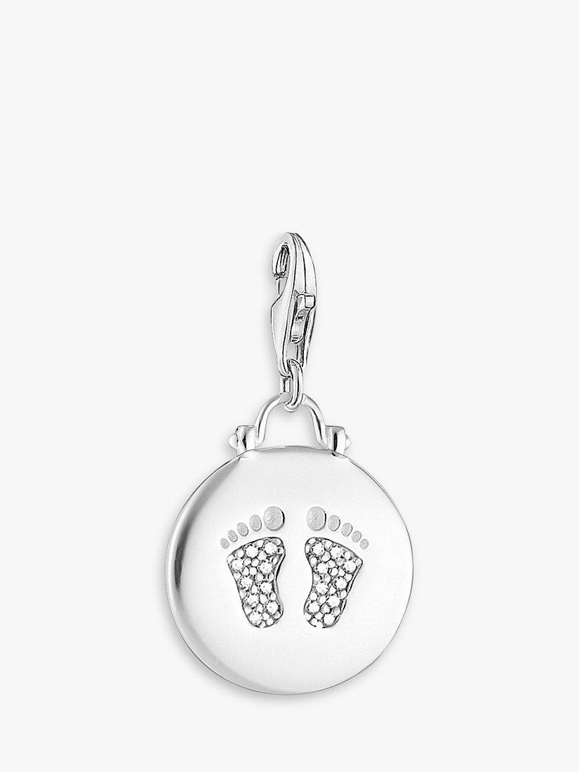 THOMAS SABO Charm Club Baby Feet Charm, Silver