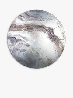 Thomas Kent Oyster Analogue Wall Clock, 66cm, Glacier