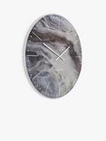 Thomas Kent Oyster Analogue Wall Clock, 66cm, Glacier