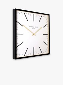 Thomas Kent Garrick Square Analogue Wall Clock, 60cm - view 2, White