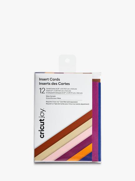 Cricut Joy Insert Cards Sampler Set, Pack of 12, Mesa