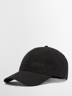 Barbour International Norton Drill Baseball Cap, Black, Black