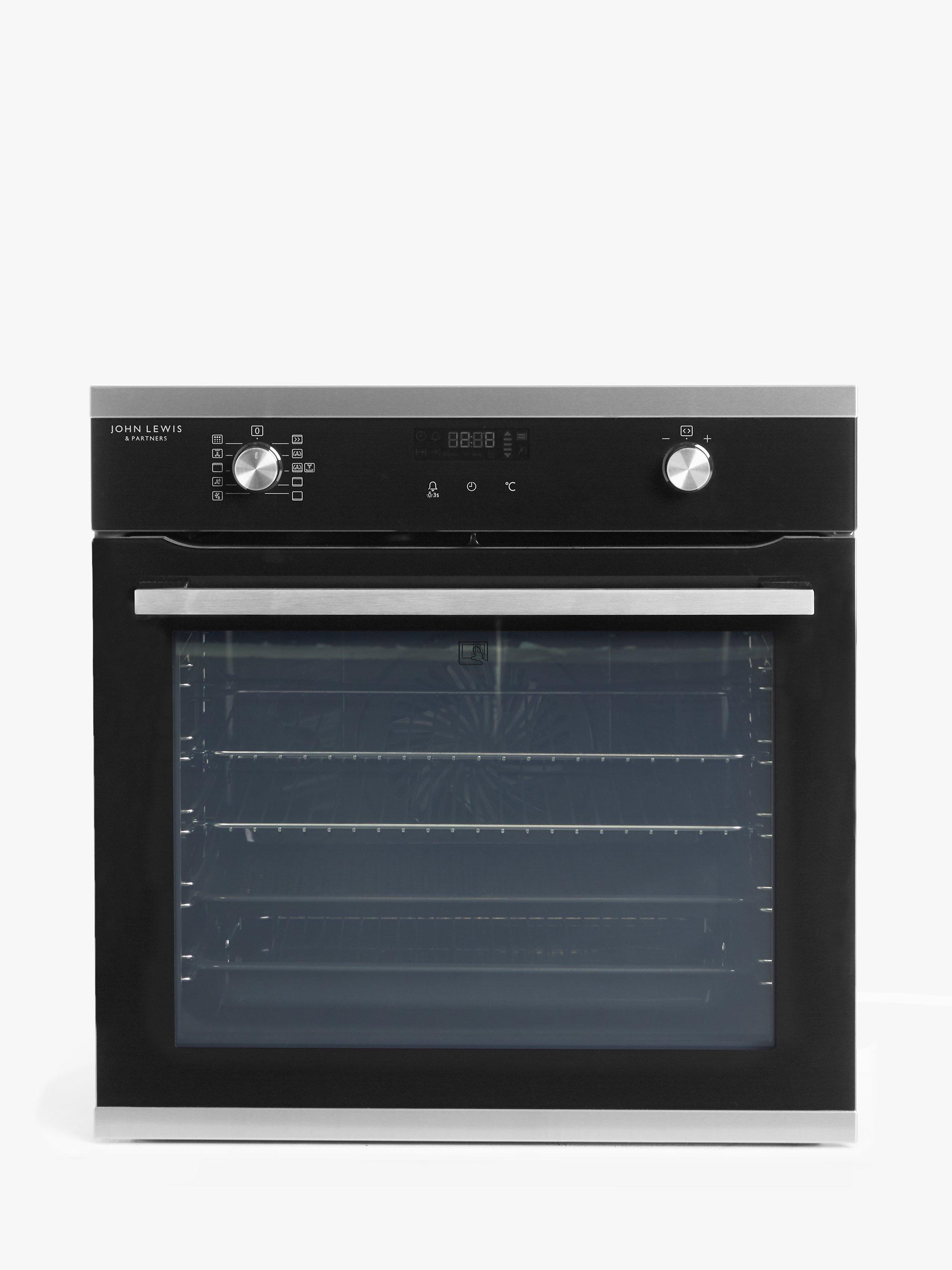John Lewis JLBIOS643 Built In Electric Self Cleaning Single Oven, Stainless Steel