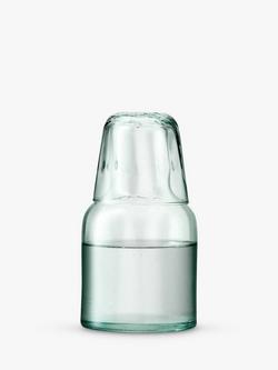 LSA International Mia Glass Carafe and Tumbler, 900ml, Clear Green