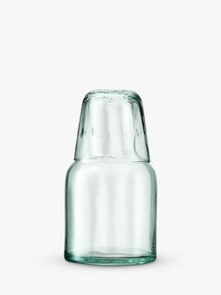 LSA International Mia Glass Carafe and Tumbler, 900ml - view 2, Clear Green