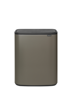 Brabantia Bo Touch Bin, 60L, Platinum