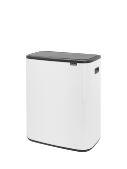 Brabantia Bo Touch Bin, 60L - view 2, White