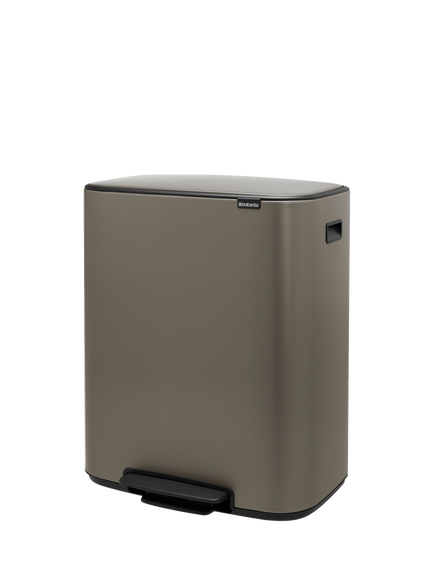 Brabantia Bo Pedal Bin, 60L - view 2, Platinum
