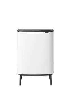 Brabantia Bo Hi Touch Bin, 60L, White