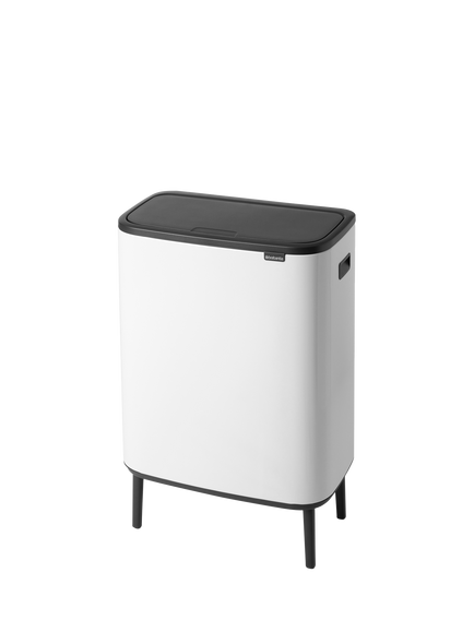 Brabantia Bo Hi Touch Bin, 60L - view 2, White