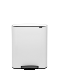 Brabantia Bo Pedal Bin, 60L, White