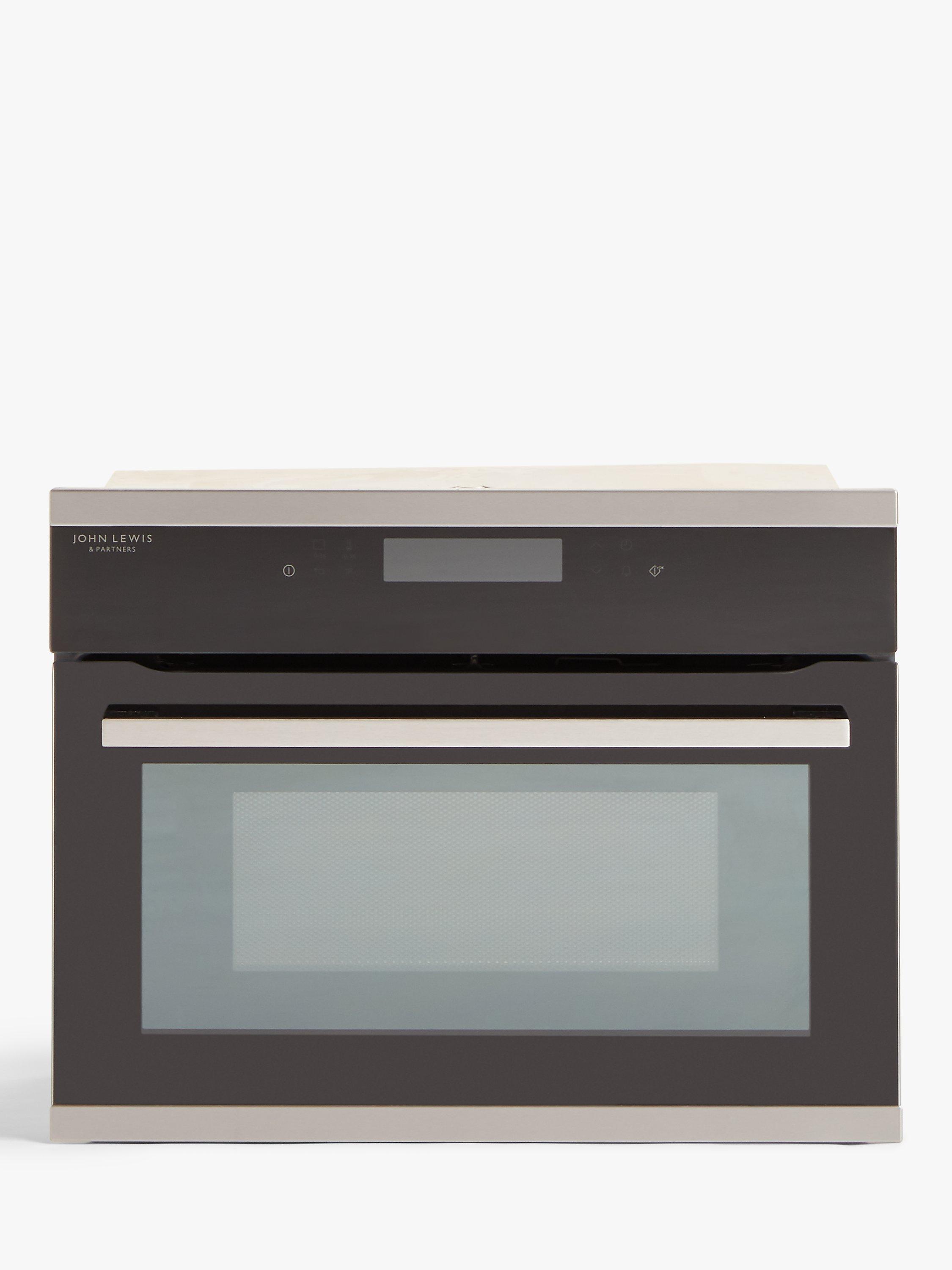John Lewis JLBICO432 Built In Combination Microwave Oven Black