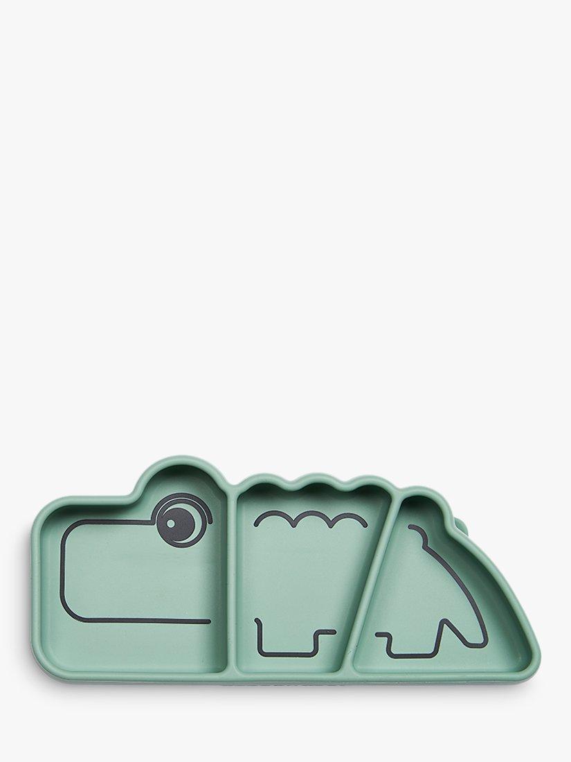 Done by Deer Croco Suction Plate, Green
