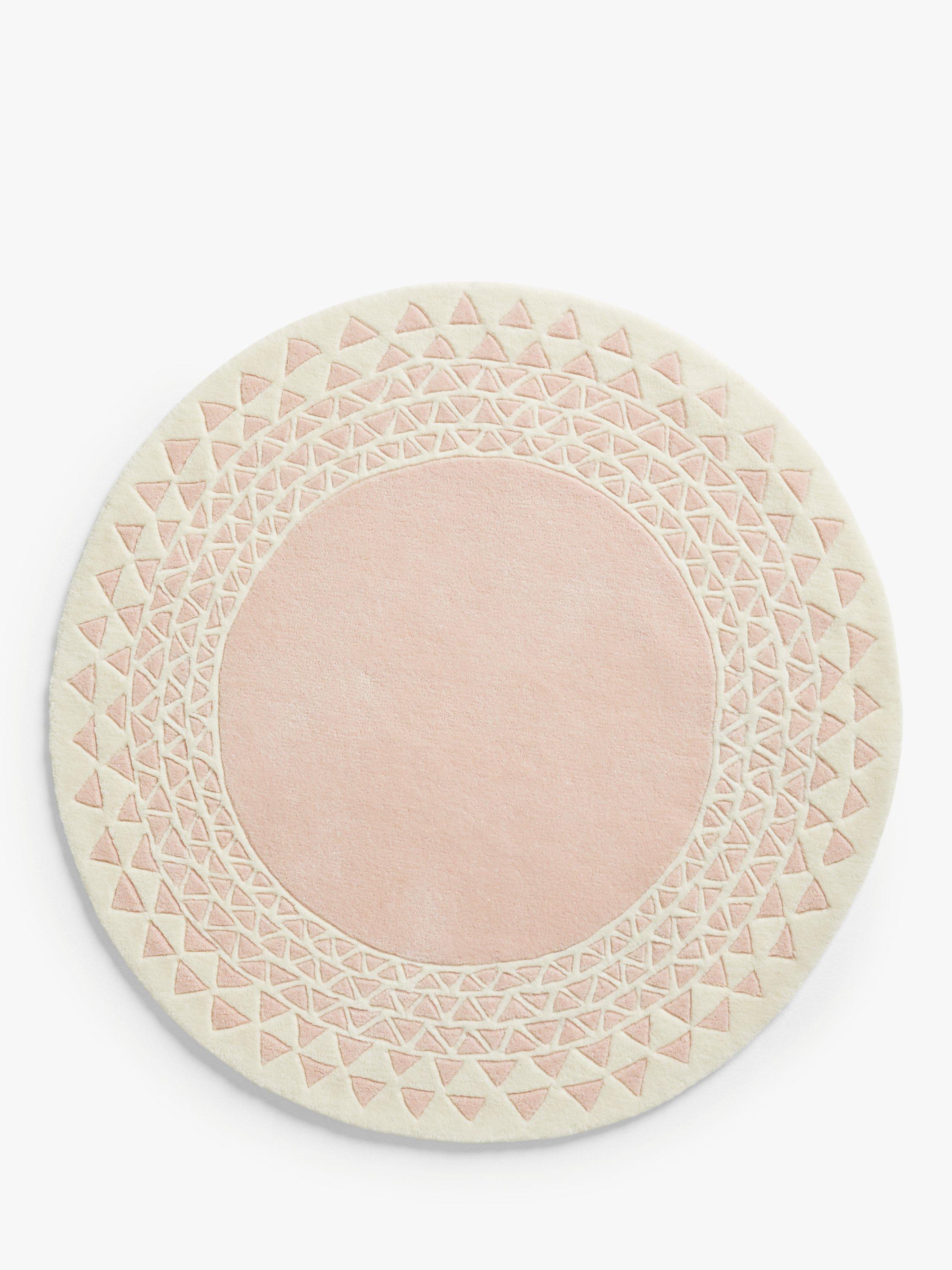 MissPrint Navajo Children's Rug, Ash Rose, Dia.100cm