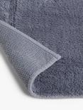 John Lewis Deep Pile Bath Mat, Dark Blue