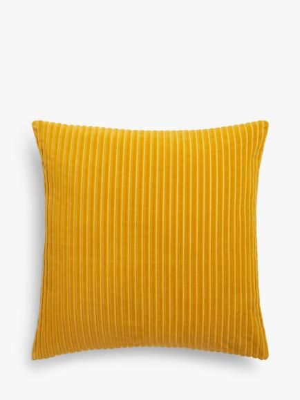 John Lewis Jumbo Cord Cushion, Mustard