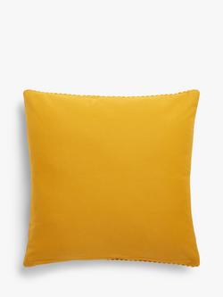 John Lewis Jumbo Cord Cushion - view 2, Mustard